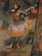 Edgar Degas Two Dancers_j Sweden oil painting artist